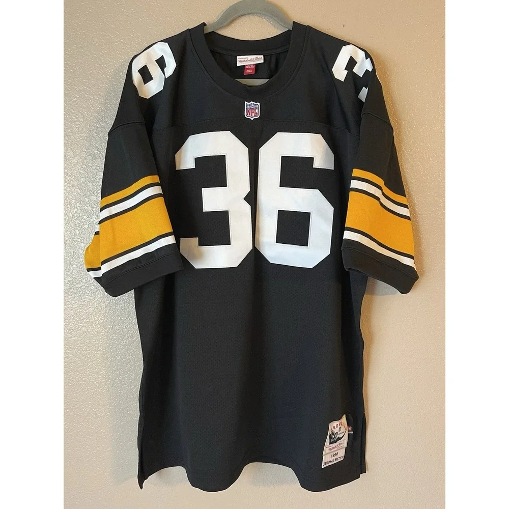 Men's 2XL NWOT Pittsburgh Steelers Mitchell & Ness Jerome Bettis 1996/97 Jersey